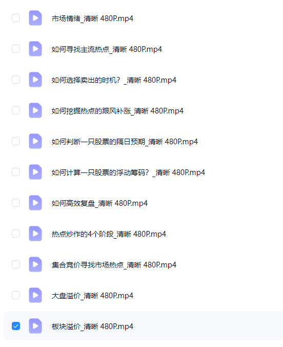 图片[2]-【股票教程】短线炒股-如何把握短线热点炒作及市场情绪溢价-易学课库