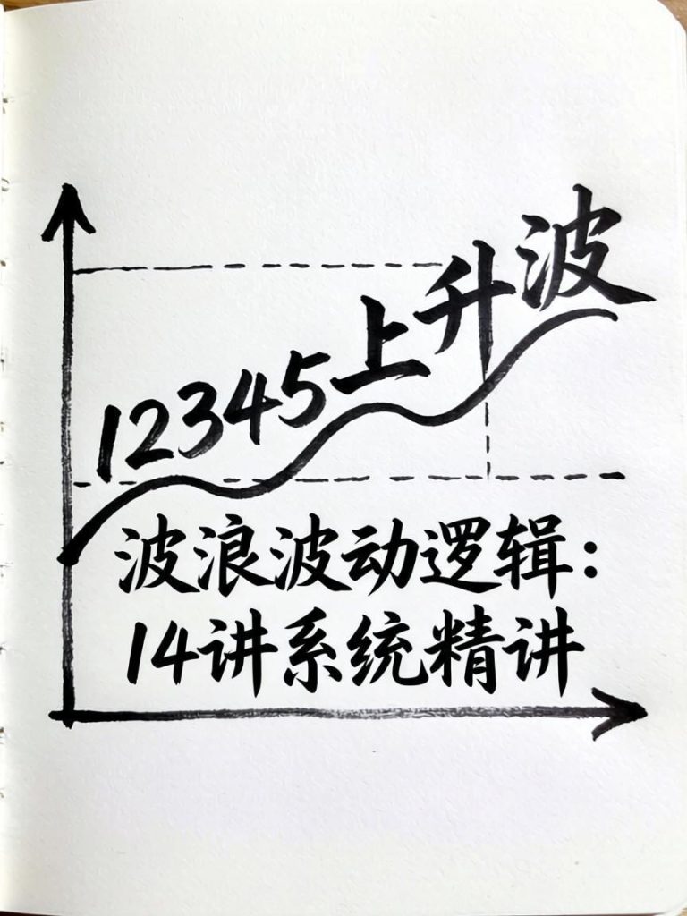 14讲经典波浪理论波动结构复盘，适合想了解波浪理论的（含观念校正与黄金比例）-易学课库