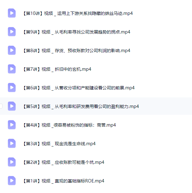 图片[4]-大厂视角：10节课理清商业分析逻辑（财务透视与企业竞争力模型）-易学课库
