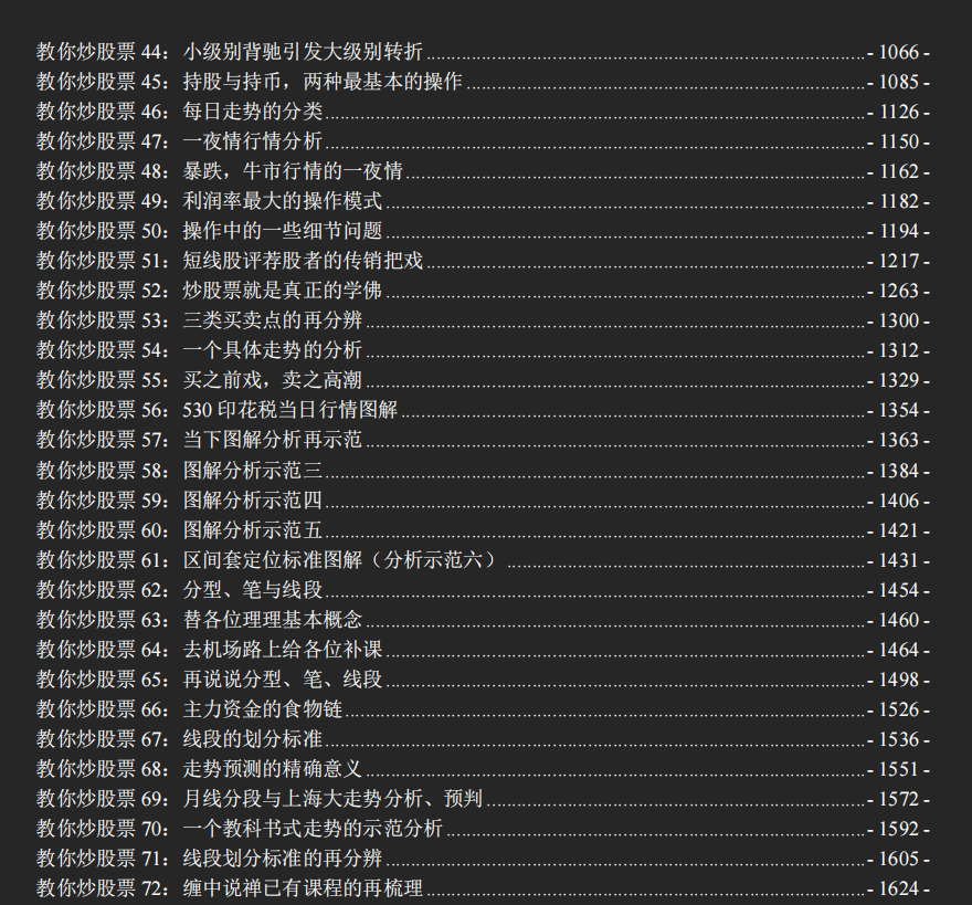 图片[3]-这是缠论最全的博客资料，108课包括课后禅师回复-易学课库
