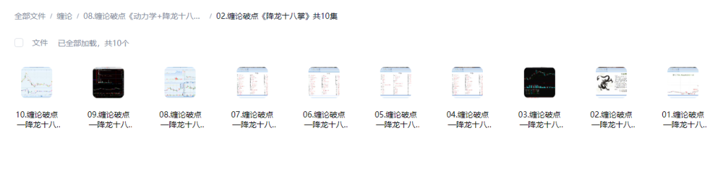 图片[3]-缠论破点系列：动力学+降龙十八掌（全14集）深度解析背驰与爆-易学课库